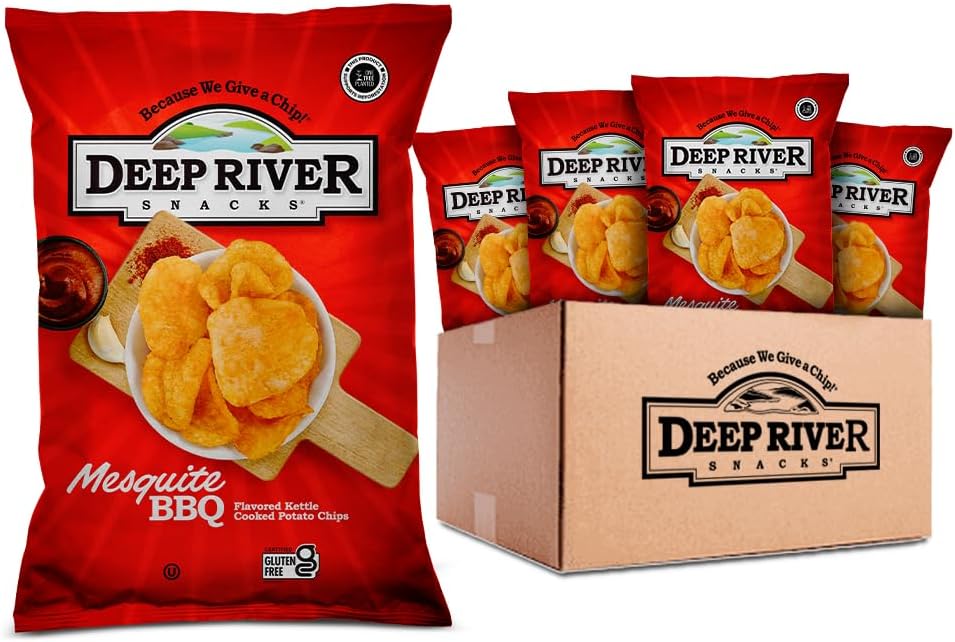 Mesquite BBQ Kettle Cooked Potato Chips, 2-Ounce (Pack of 24)