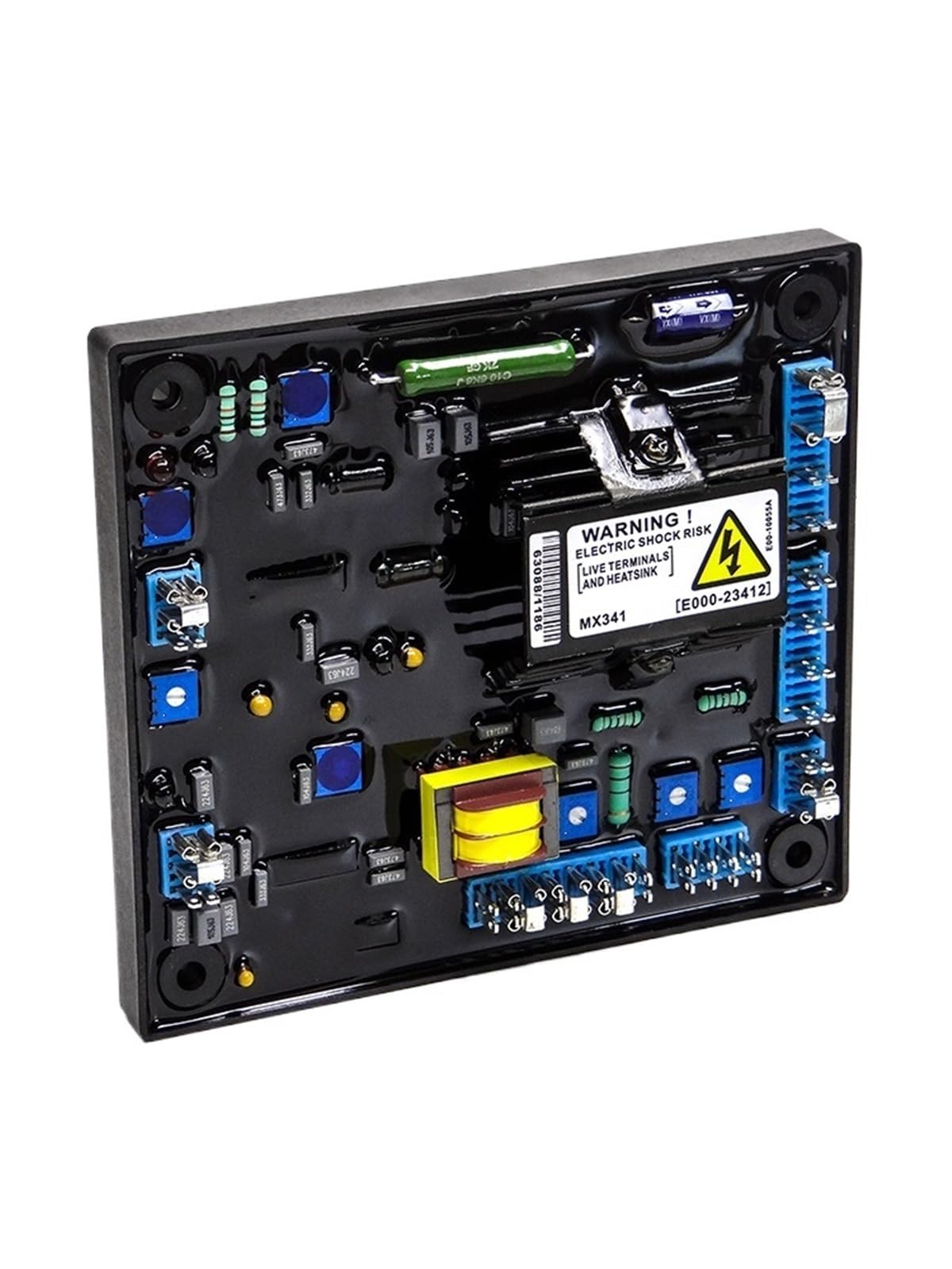 CSKWLLNBC 1pcs MX341 MX341B voltage regulator brushless generator set accessories AVR excitation automatic(MX341)