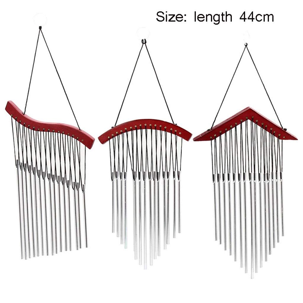 Bellissimi campanelli eolici 15 tubo giardino giardino vento carillon all'aperto vento carillon decorazione regalo legno decorativo carillon del vento artigianato 44 centimetri Campanelli eolici da gi