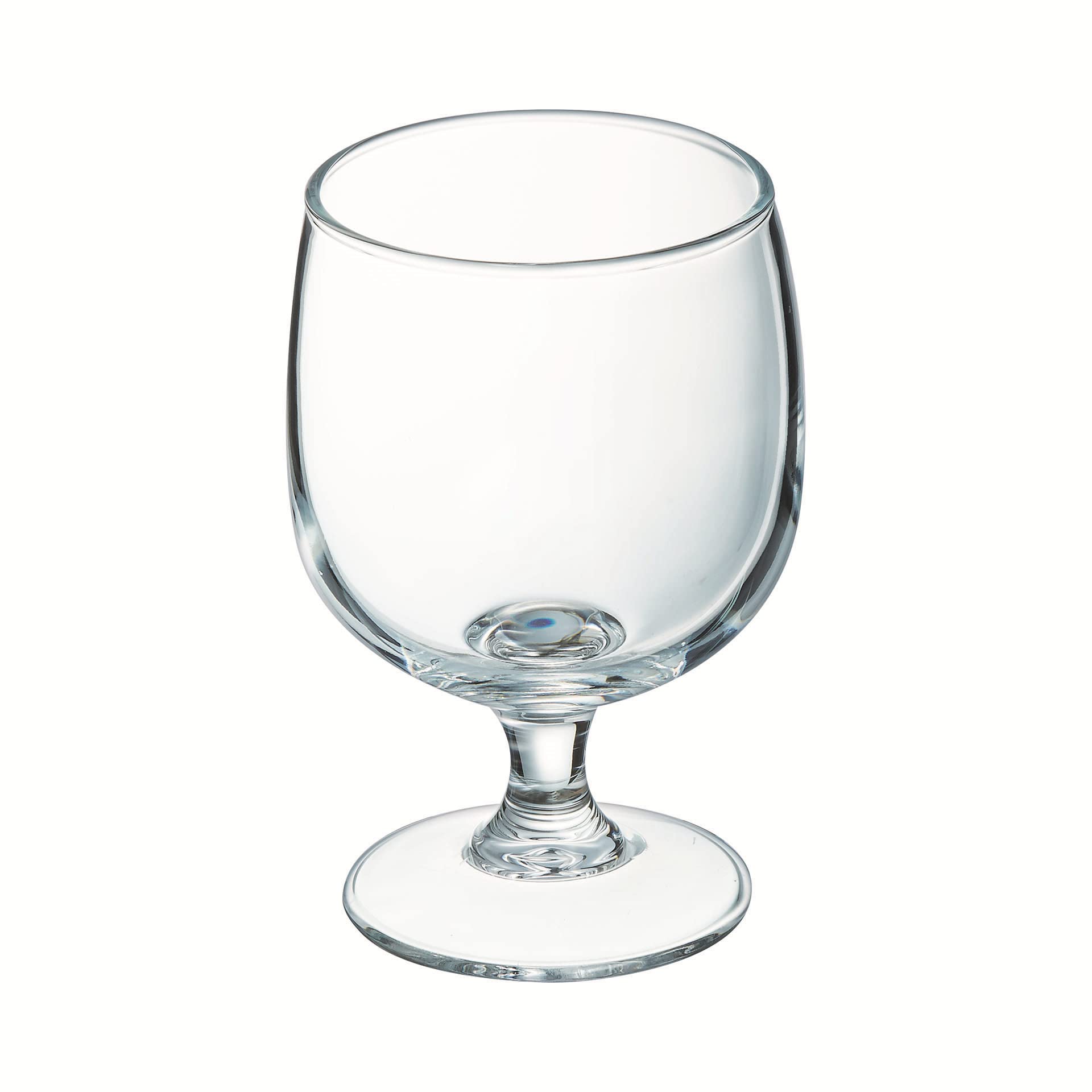 Arcoroc - Collezione Amélia - 6 bicchieri a stelo da 25cl in vetro temperato - Resistenti e impilabili - Uso professionale