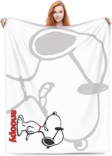 スヌーピー アニメ ブランケット フランネル ふわふわ 軽量 暖かい 四季適用 かわいい 子供用 保育園 冷房対策 NZ297q 60″x50″