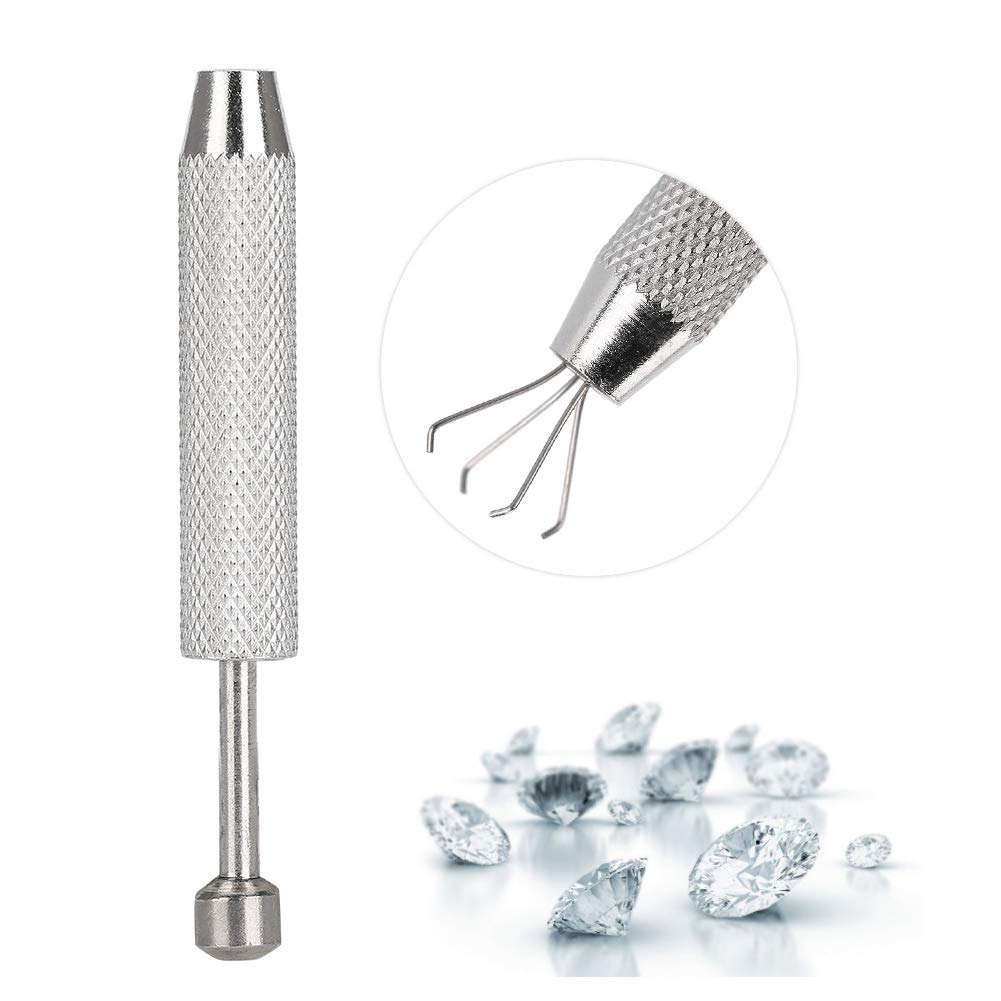 Pinzette Per Gioielli Con Artigli - Acciaio Inox Per Incastonatura Gemme E Lavori Di Precisione