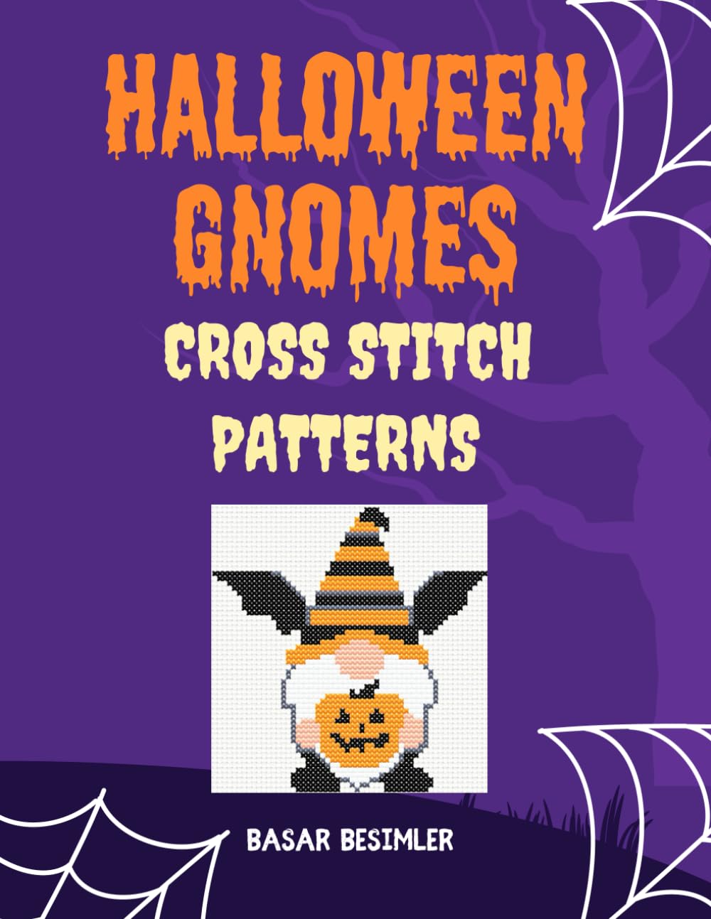 Halloween Gnomes Cross Stitch Patterns: 15 Cute Spooky Gnomes