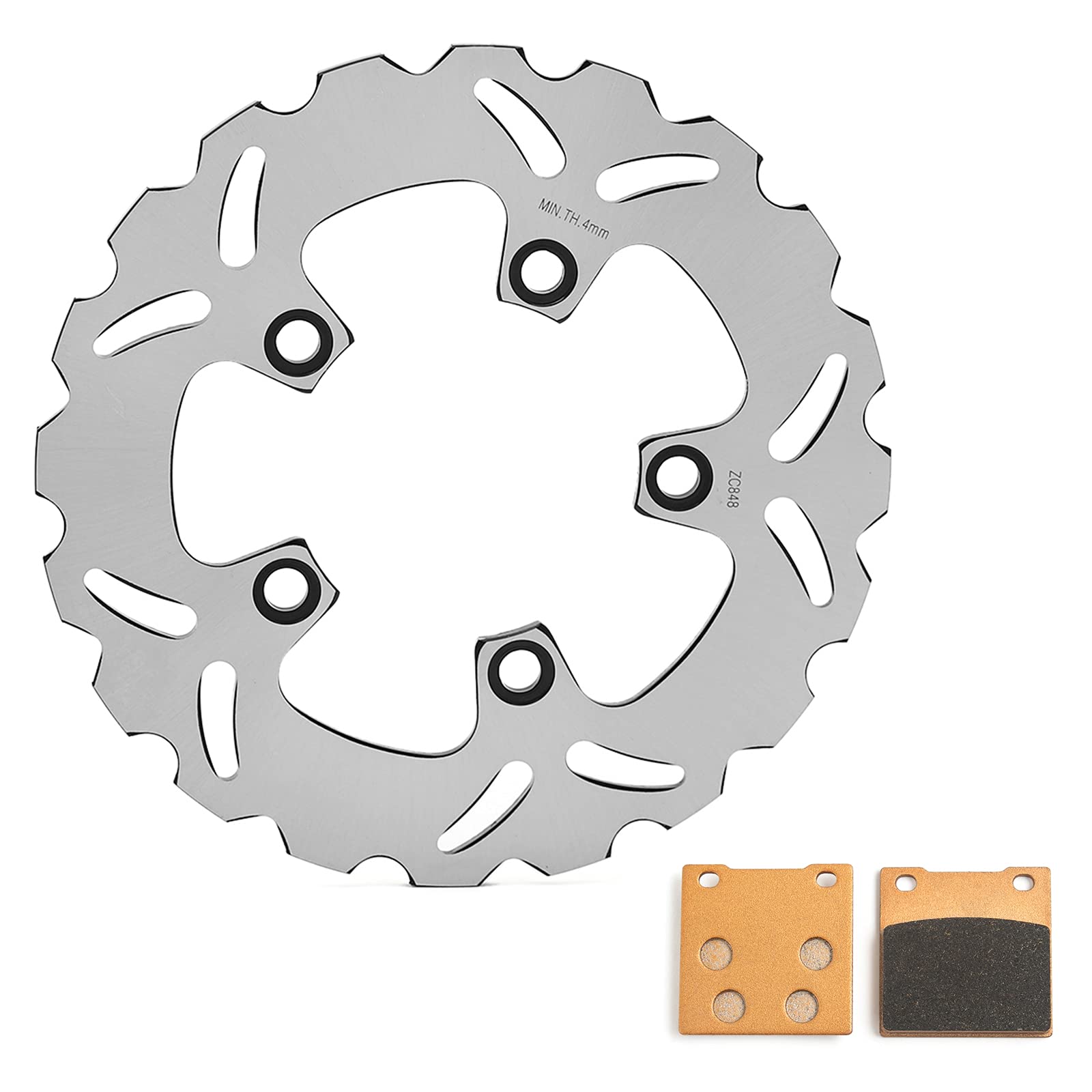 Rear Brake Disc Rotor Pads Kit for Suzuki GSXR 600 750 1996-2003 TL 1000 R S 1997-2003