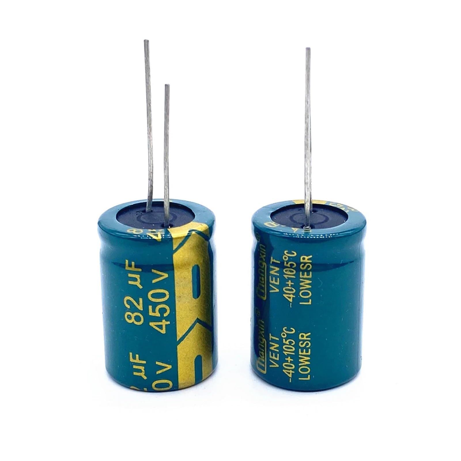 ICXLPMC 2Pcs/lot 450V 82Uf 450v82UF Hoge Frequentie Lage Aluminium Elektrolytische Condensator Maat 18 * 25Mm Tolerantie 20% 20%