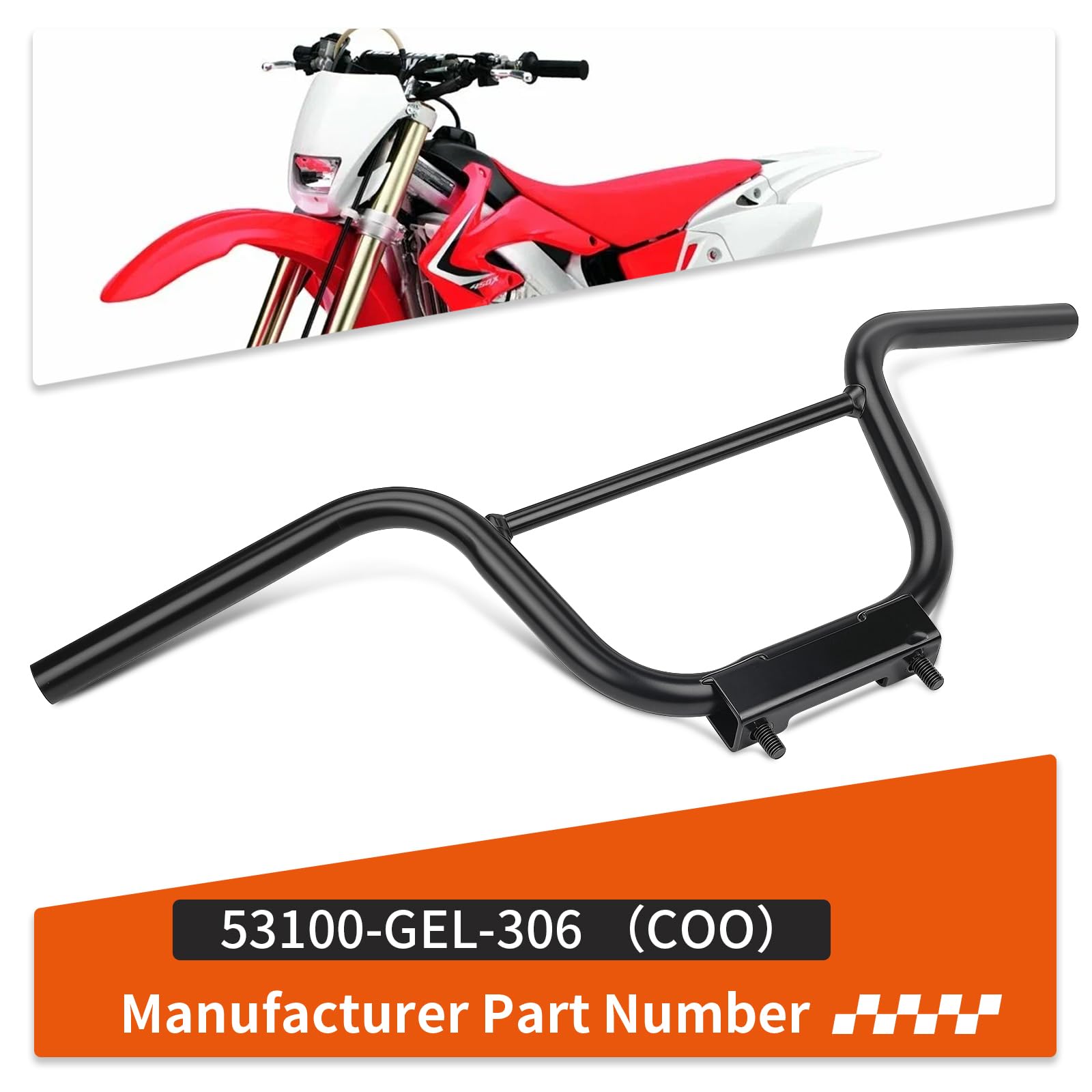 Amazon.com: Heavy Duty Handlebar for Honda CRF50F 2013-2024（Only