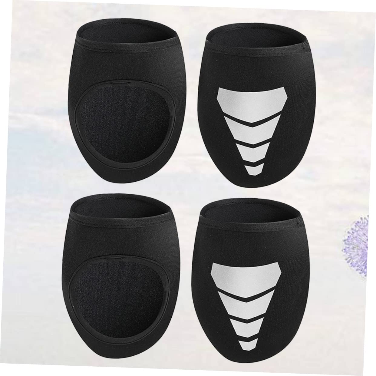 Yardwe Lot De 3 Paires De Couvre-Chaussures De Cyclisme Réfléchissants pour Plus De Confort Et De Visibilité Nocturne