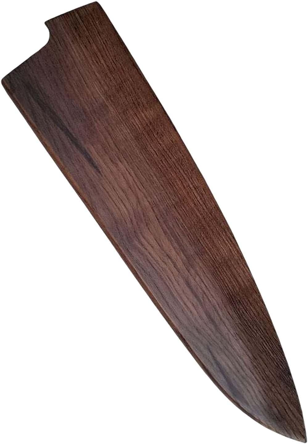 Knife Scabbard Knife Wooden Cover Cutter Cover Pocket Holder Convenient Sheath Classical Wear Resistant Bag for Kitchen Hunting, 210mm