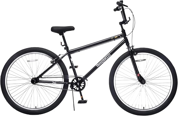Freestyle BMX Bike 26 Inch Teen Bikes with Aluminum Rims/Carbon Steel Frame for Boys Girls, Front Caliper Brake and Rear V Brake, Bicycle with 2 Pegs for Men Women