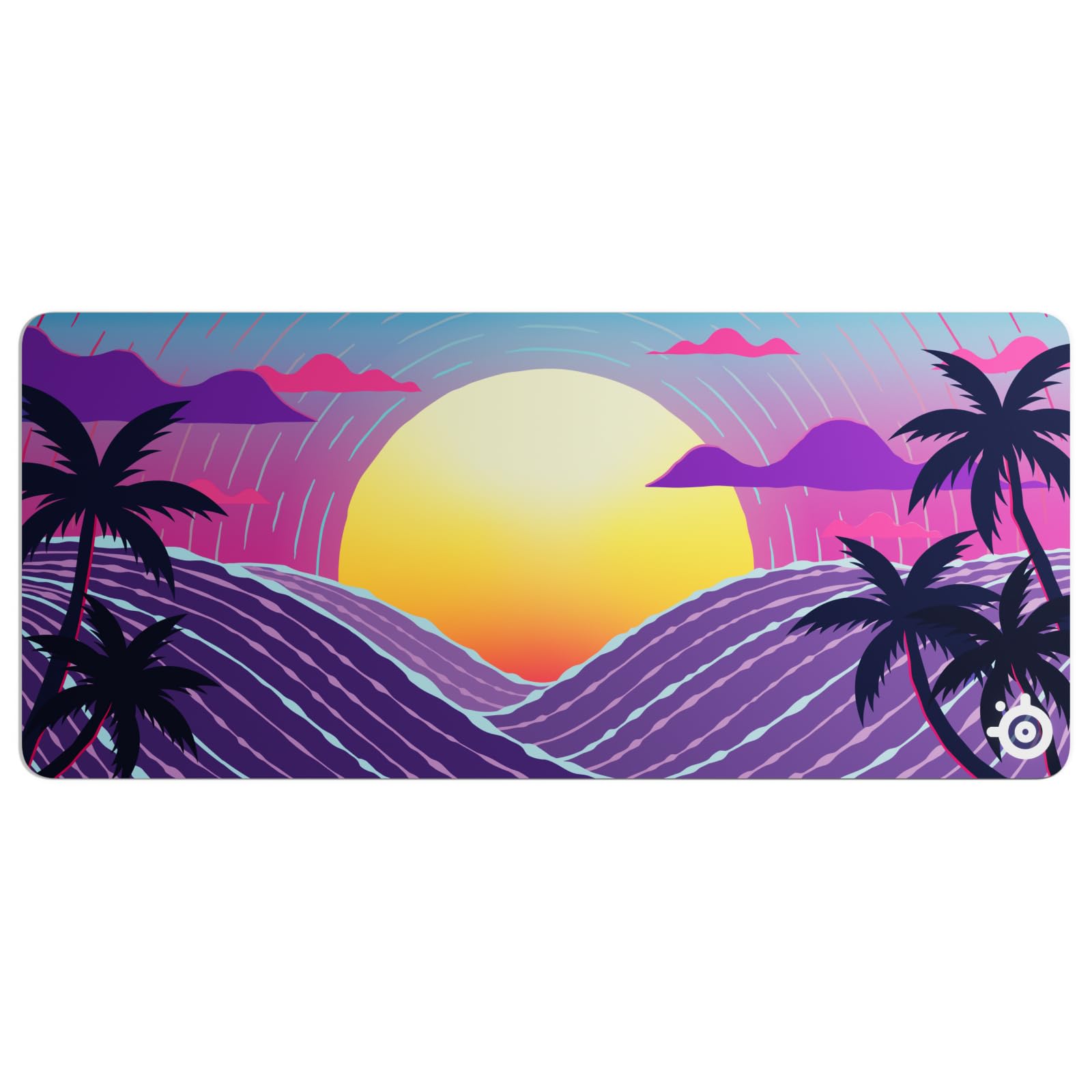 SteelSeries QCK Cloth XXL Gaming Mauspad – Neon Sunset Limitierte Edition