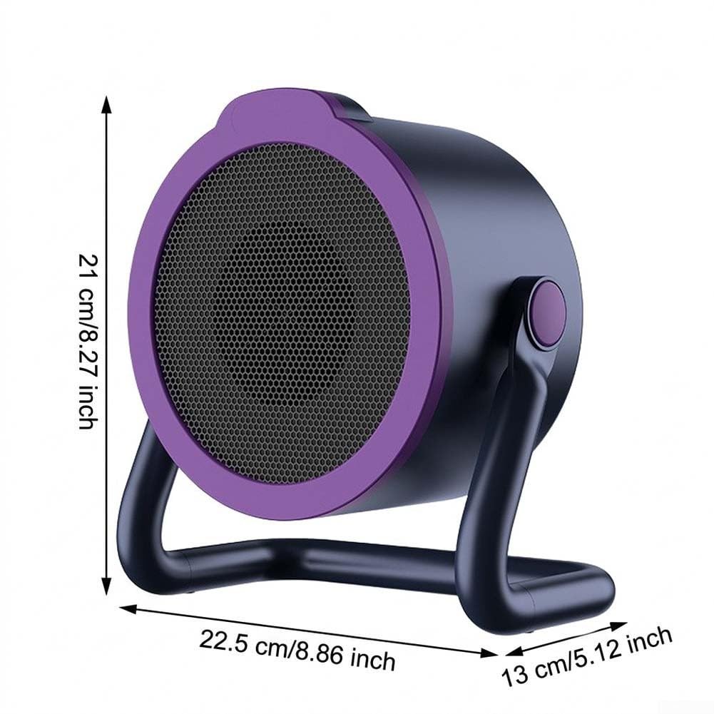 GLOBALHUT Calefactor Silencioso para Dormitorio y Oficina(GrayUK)
