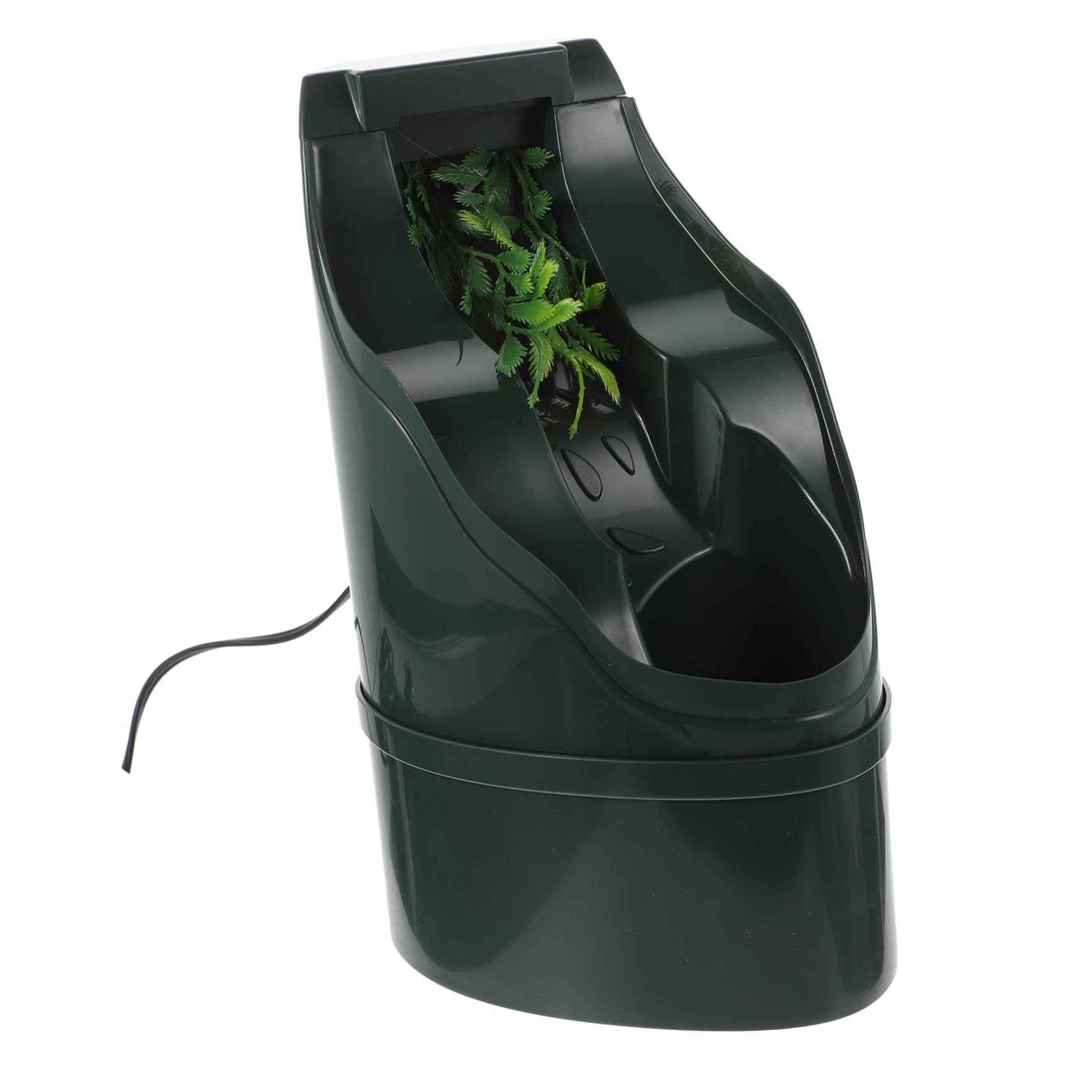 SUPVOX Pet Feeder Lizard Water Bowl Self-Running Water Pump Fresh Oxygenated Drinking Unique Decorative Fountain
