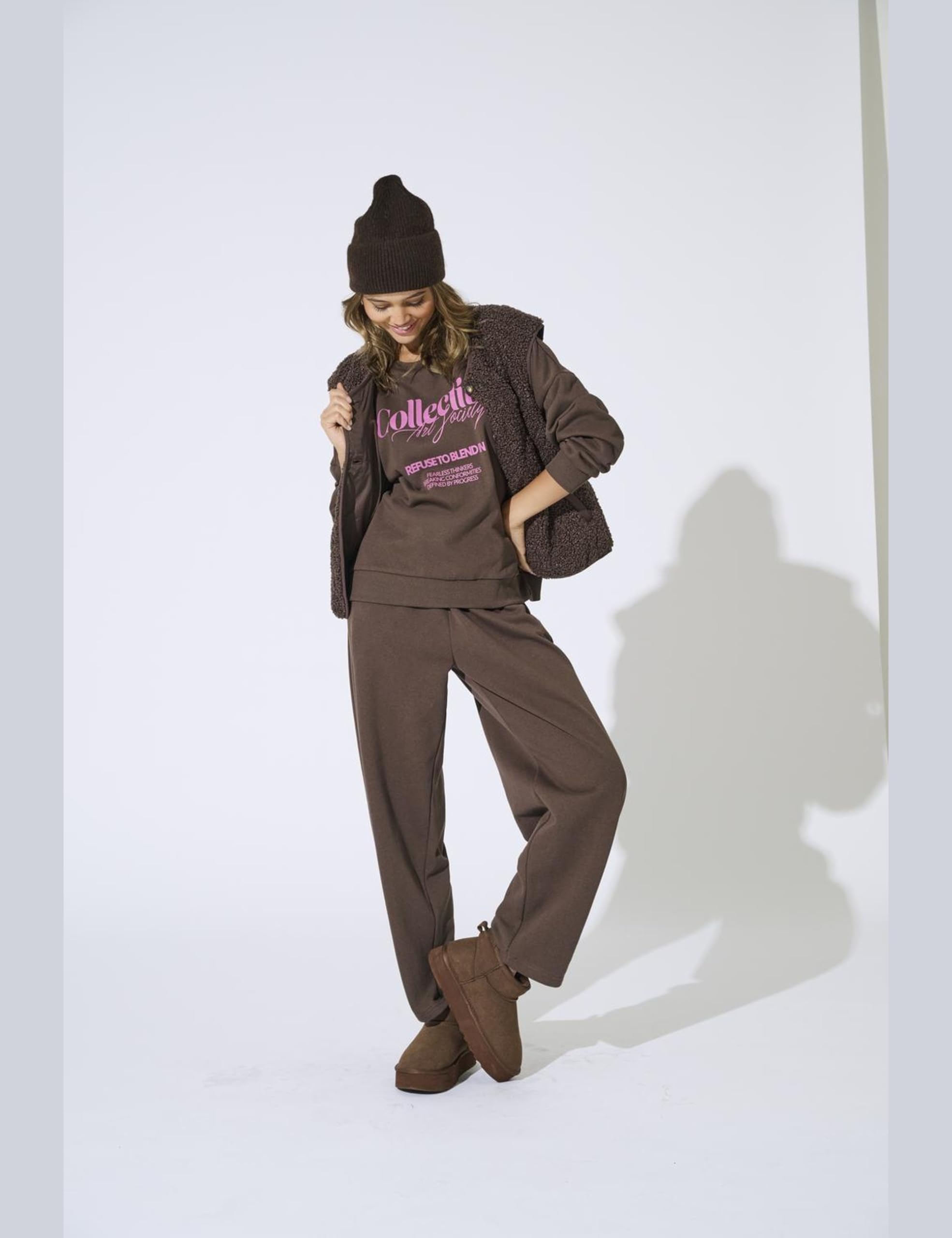 ONLY Damen Onlines Teddy Waistcoat Cc Otw Onlines Teddy Waistcoat Cc Otw (1er Pack)