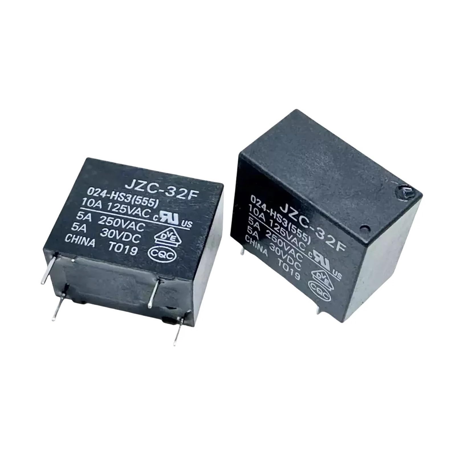 WBHFOIKNMS 10pcs 12V Relay HF32F-G JZC-32F-012-HS 10A 250VAC 4PIN