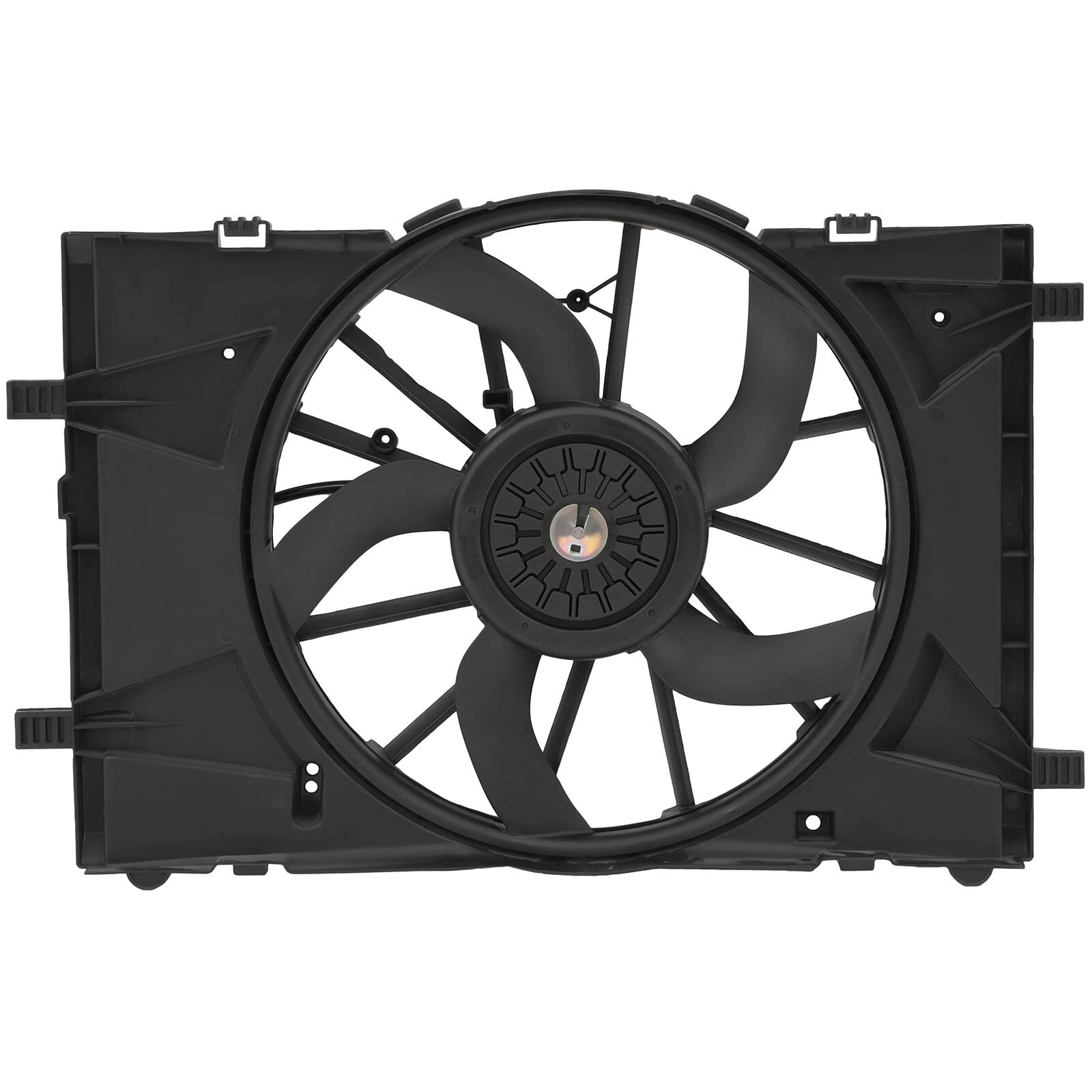 SCITOO 6018153 Engine Cooling Fan Replacement Fit for2010-2012 for Ford for Fusion 2011-2012 for Lincoln for MKZ 2010-2011 for Mercury for Milan