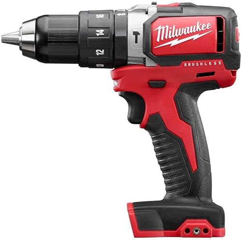 M18 18V 1/2-Inch Compact Brushless Hammer Drill Driver (2702-20) (Bare Tool Only - Battery, Charger and Accessories Not Included)