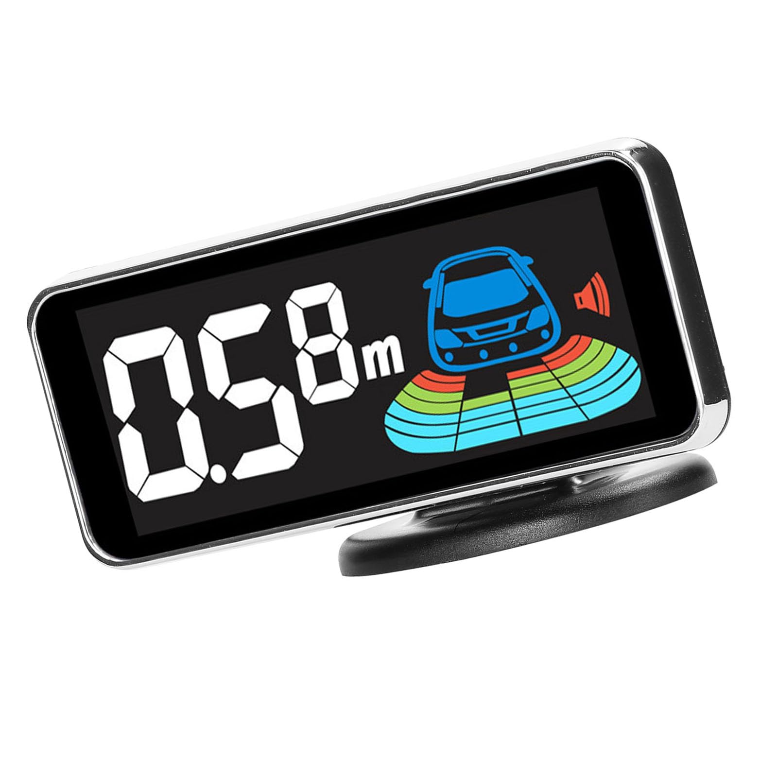 Parcheggio Auto Sensore Posteriore con Radar a 8 Sensori Distanza Display LCD Buzzer Avvisatore - Compatibile con 12 V Veicolo (Sonda da 8 pezzi)