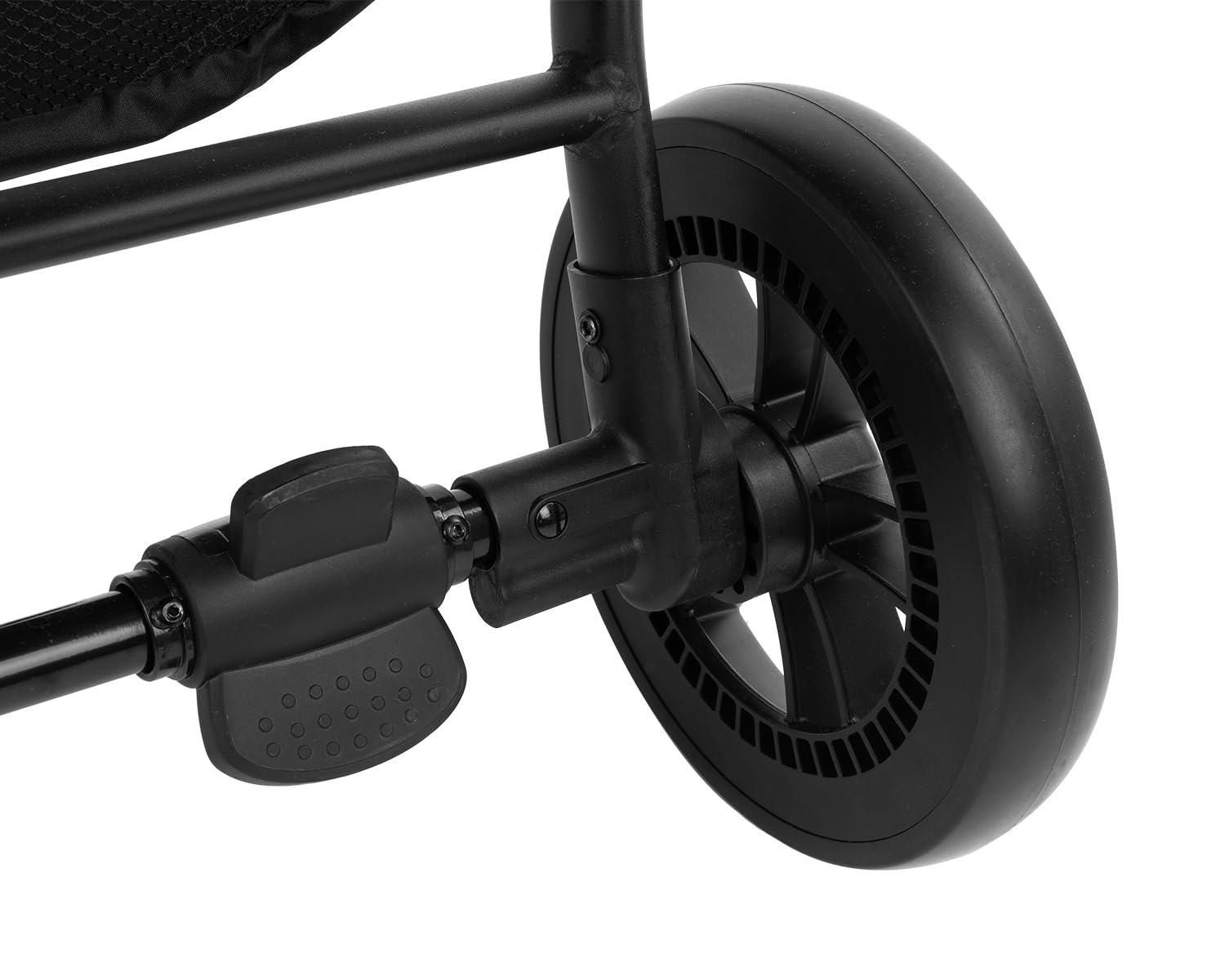 KikkaBoo Carrito Gemelar HAPPY 2, Silla de Paseo Gemelar hasta 15 kg por Niño, Desde el Nacimiento, Plegado, Negro