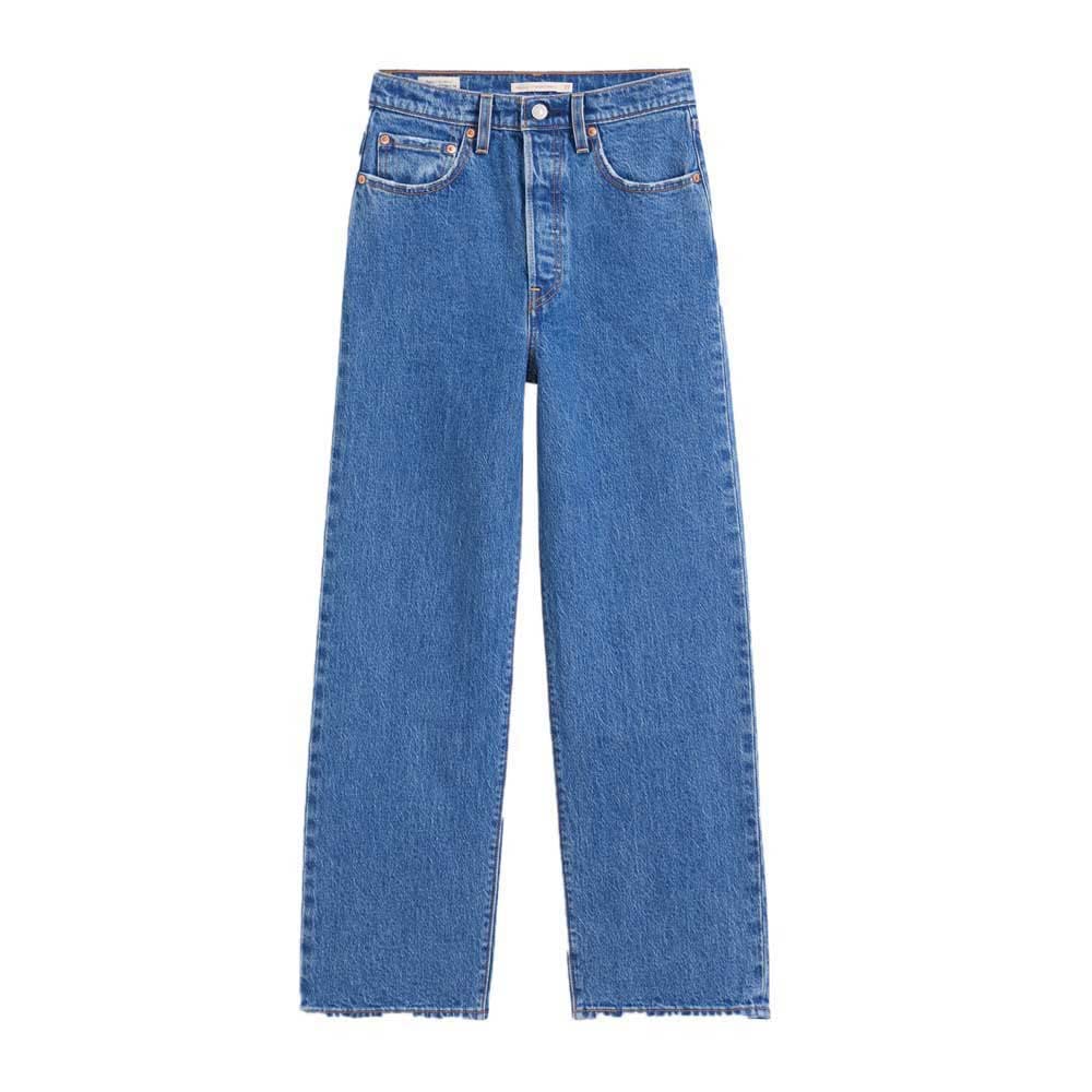 Levi's Women's Ribcage Straight Ankle, Jazz Pop, 27W / 29L