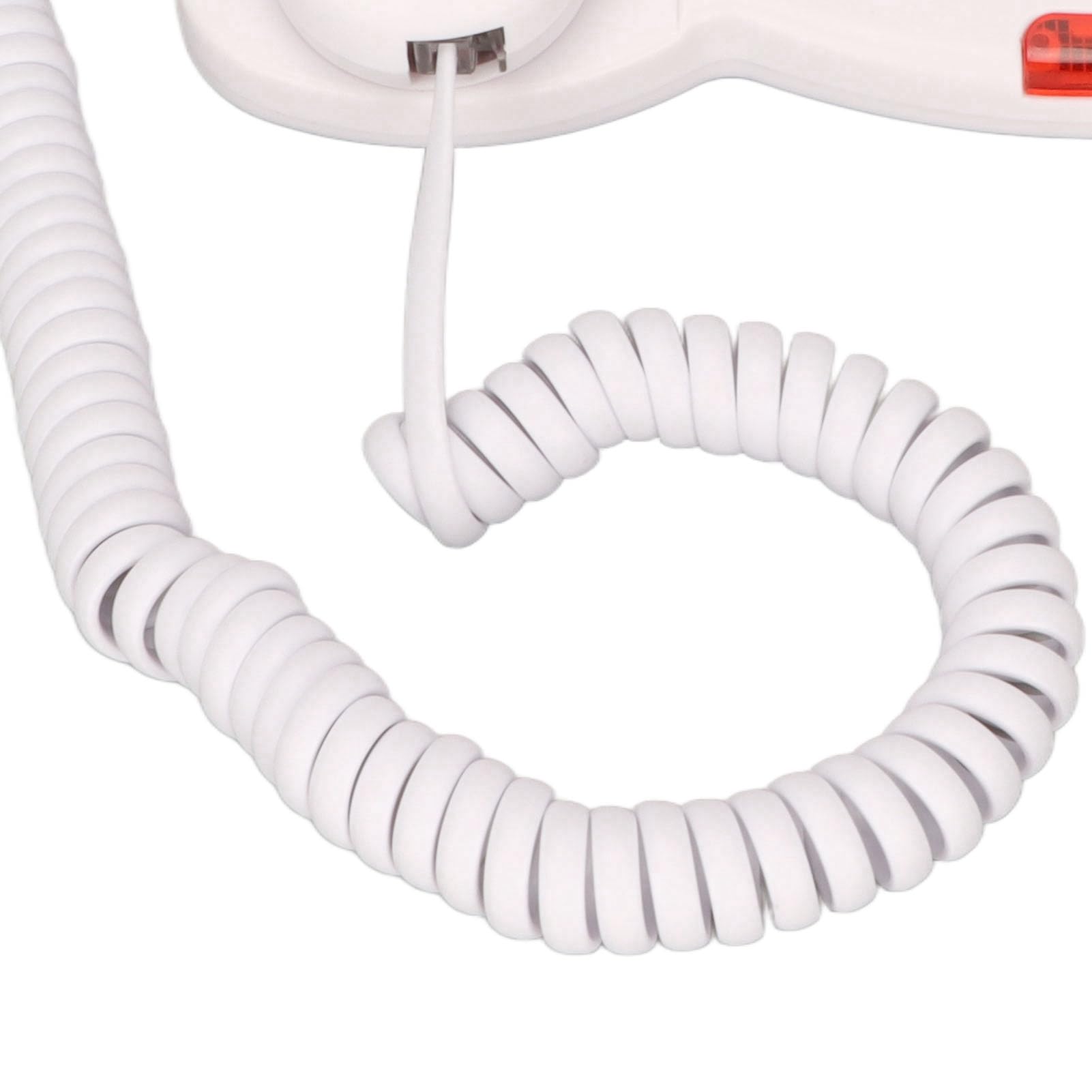 Teléfono Fijo para Personas Mayores, Gran Volumen Ajustable, 3 Teclas Familiares, Rellamada Rápida, Teléfono con Cable de Tecla Grande para Problemas de Visión O Audición