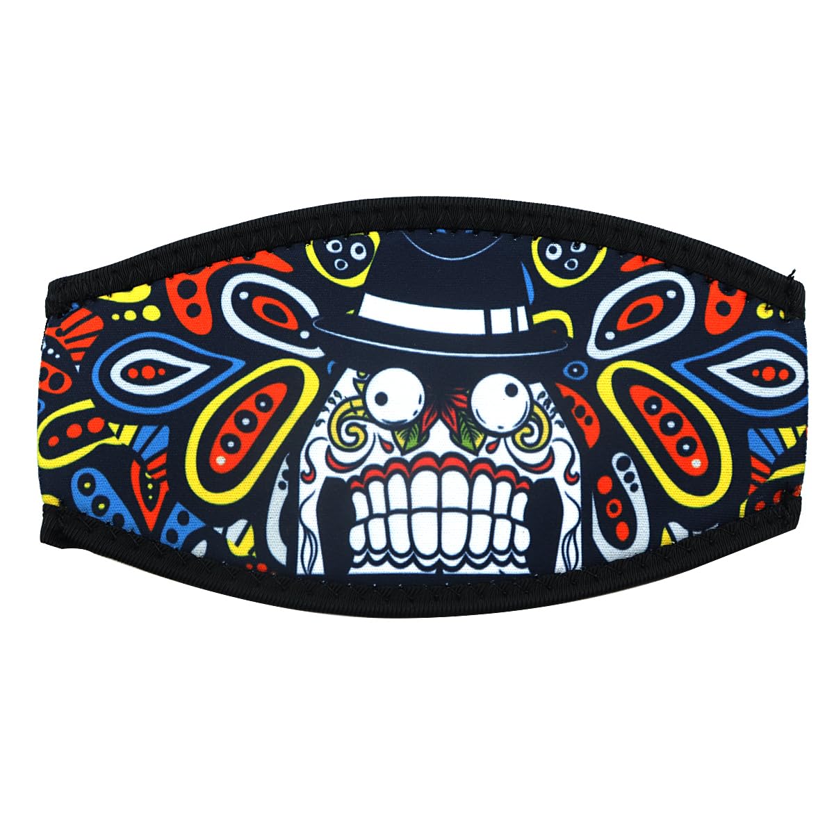 Cinghie per Maschera Subacquea, Copertura in Neoprene per Maschere da Immersione e da Snorkeling (Modello con Denti Divertenti)