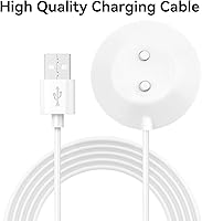 Vista 2 de Cargador de juguete USB Rose, cargador magnético de pie, adaptador magnético de carga rápida, cable USB, estación base de repuesto para vibrador