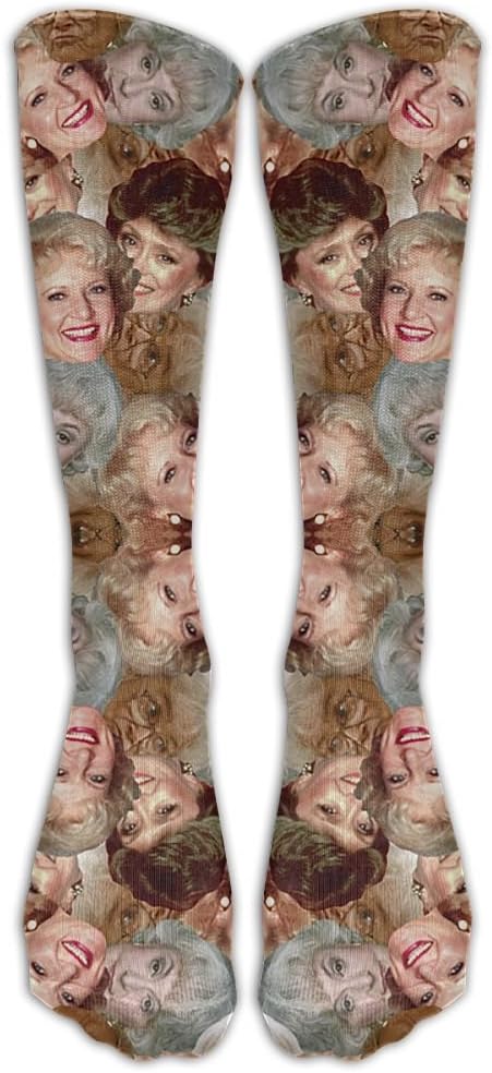 Golden Girls Toss Art Printed Socks Crazy Patterned Fun Long Cotton Socks