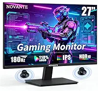 Monitor Gamer IPS 27 Polegadas, Full HD 1920x1080, 180Hz, HDR400, G-SYNC, Alto-falantes Embutidos, Entradas HDMI/DisplayPort/USB/3.5mm, Ângulo ajustável, Compatível com G-SYNC, Preto