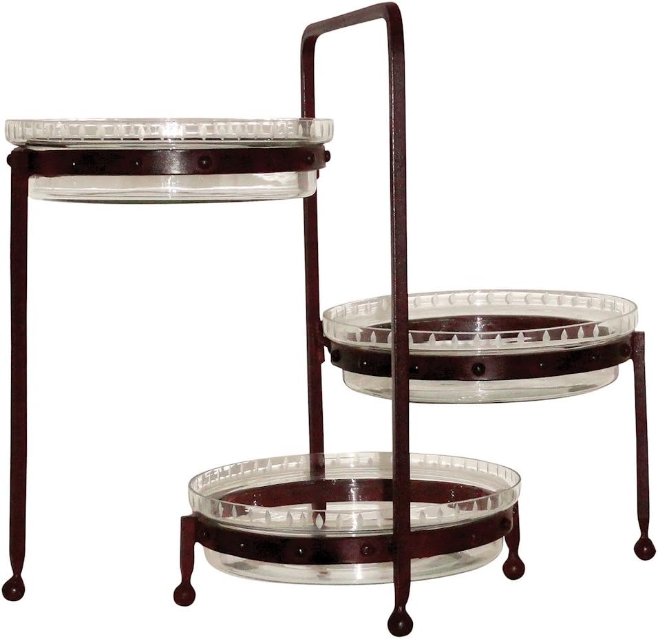 Elk Lighting buffet server, ons, Clear, Montana Rustic