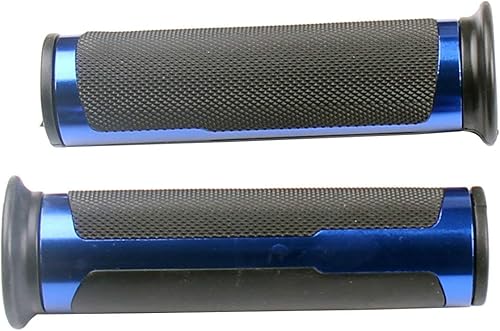 Miniatura 3 de Azul 7/8" 0.866 in Negro Aluminio CNC Empuñaduras para Kawasaki Versys 650 KLE650A 2009