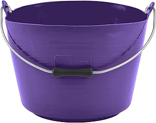 Red Gorilla Horse Feed Bucket (38.71pint) (Purple)