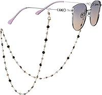 A JINDALAI Beaded Eyeglasses Chain for Women - Stylish Anti-Rust Neck Cord Holder for Reading Glasses & Sunglasses