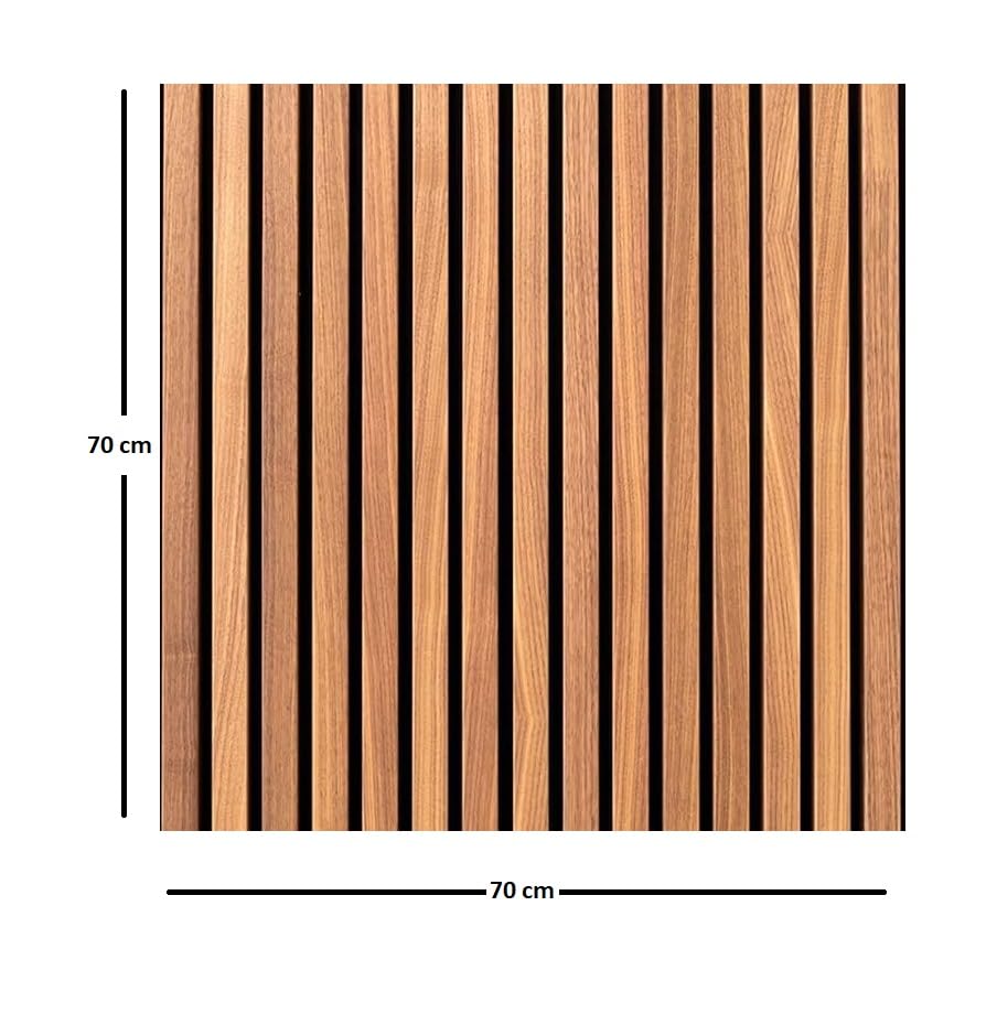 Image of CVD 3D Dark Wooden & Black Wallpaper | Peel & Stick Self Adhesive Wallpaper | Waterproof & Removable | Home Decor for Bedroom, Living Room & TV Wall (70 x 70 cm, Approx. 5.8 Sq. Feet, 1 Piece)