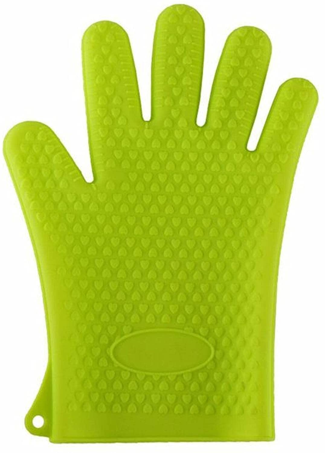 Guantes de horno Manoplas de horno de silicona antideslizantes, guantes de horno flexibles y suaves, manoplas de cocina resistentes al calor, guantes de barbacoa para cocinar, hornear, asar a la parri