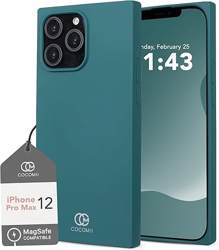 Miniatura 8 de Cocomii - Funda Rectangular Compatible con iPhone 14 Pro Max - Compatible con MagSafe, Silicona de Tacto Suave, Forro de Microfibra, Funda Magnética