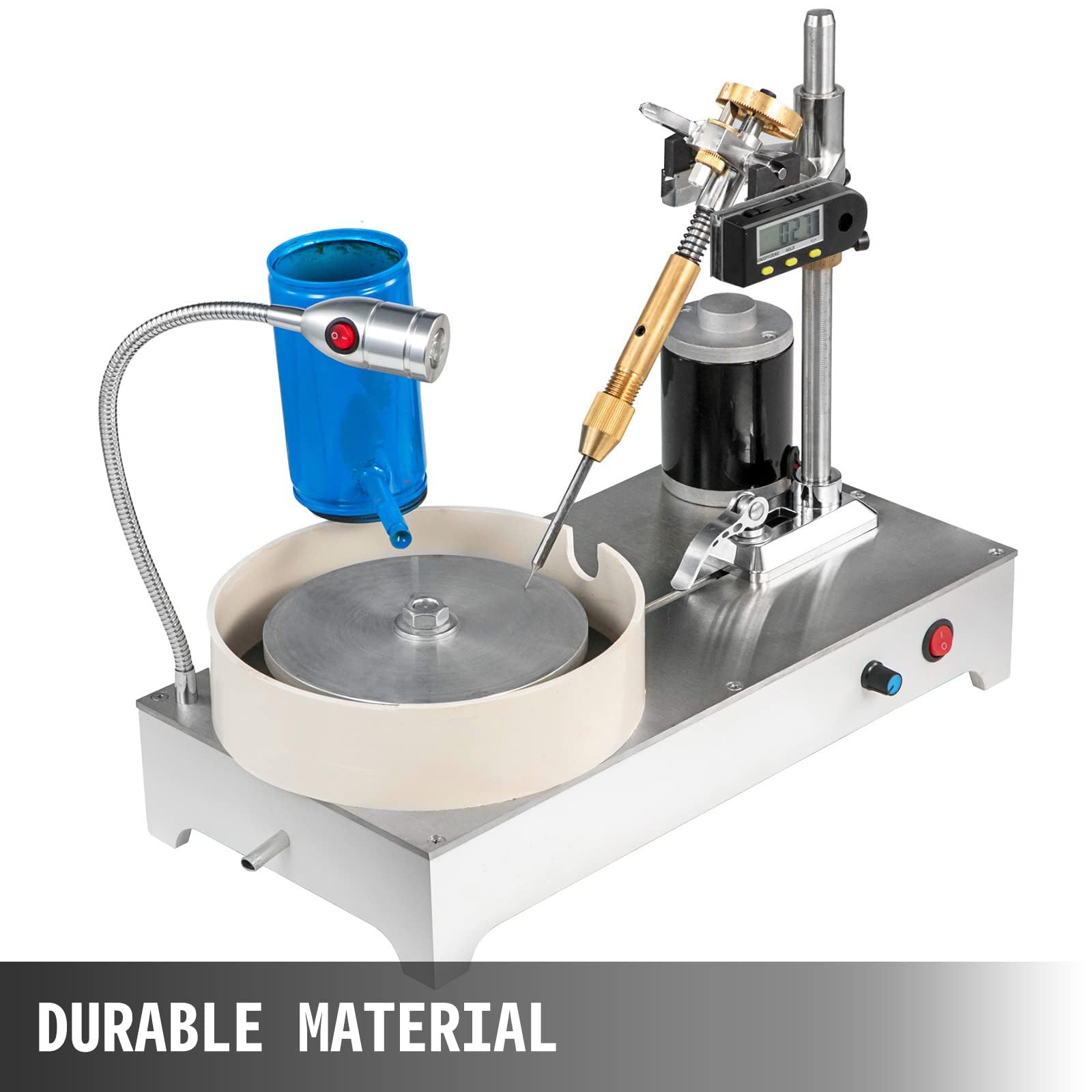 Maszyna do szlifowania kamieni szlachetnych, polerka do kamieni szlachetnych 120 W, z manipulatorem wyświetlacza, do obróbki kamieni szlachetnych i polerowania