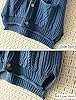 FTCayanz Women's Sweater Vest Button Down Cable Kn... #4