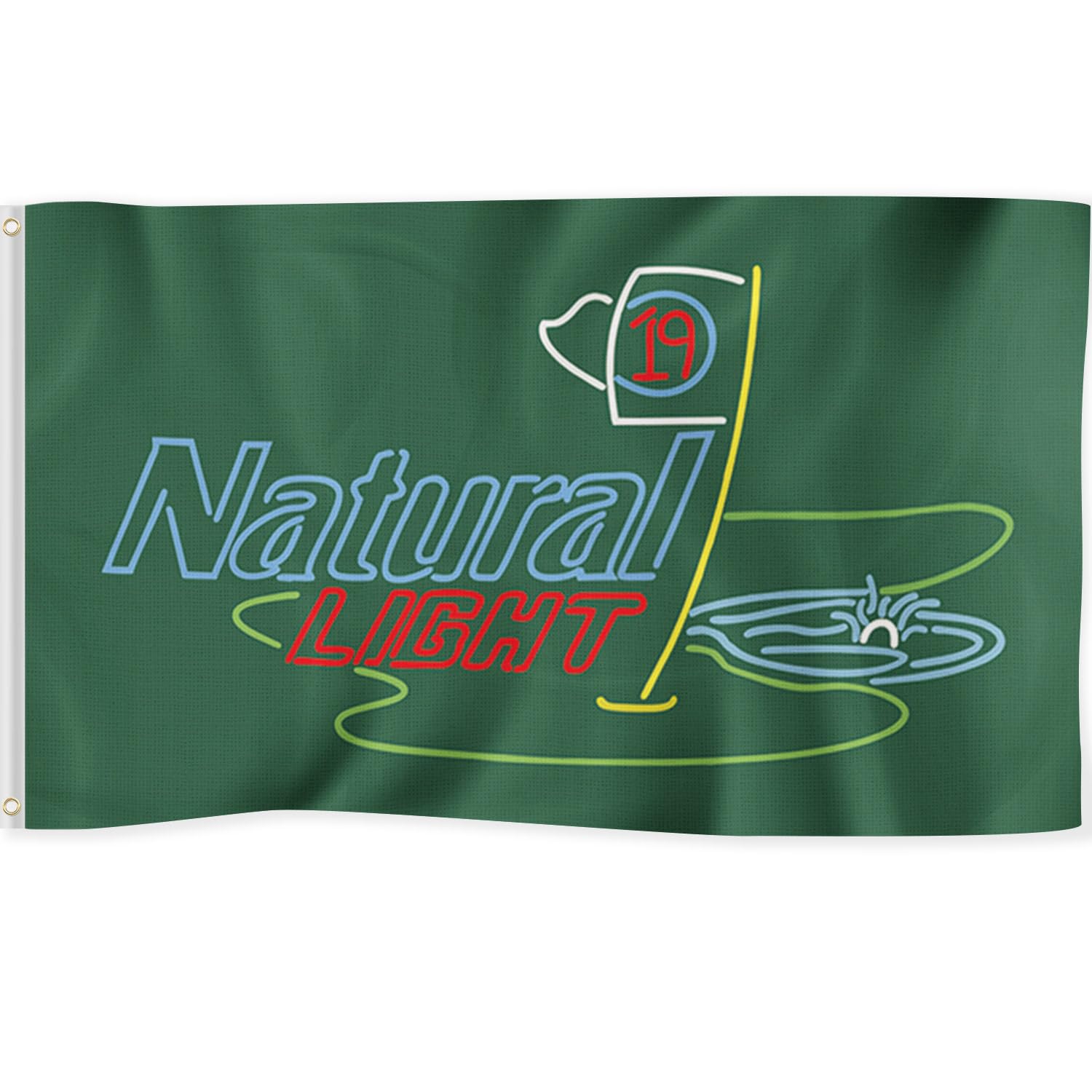 ProbsinFlag for Beer 19th Hole Cool Flags,3x5 Feet Banner,Funny Poster UV Resistance Fading & Durable Man Cave Wall Flag with Brass Grommets for Dorm Room Decor,Parties,Gift,Tailgates