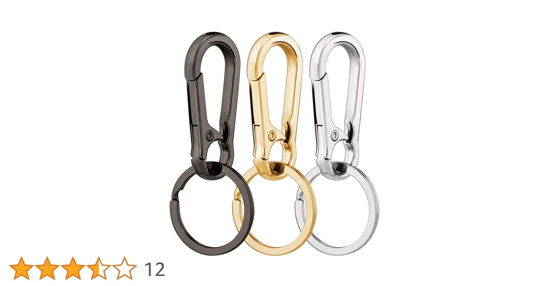 Amazon.co.jp: [MINBOOT] カラビナ キーホルダー 3個セット