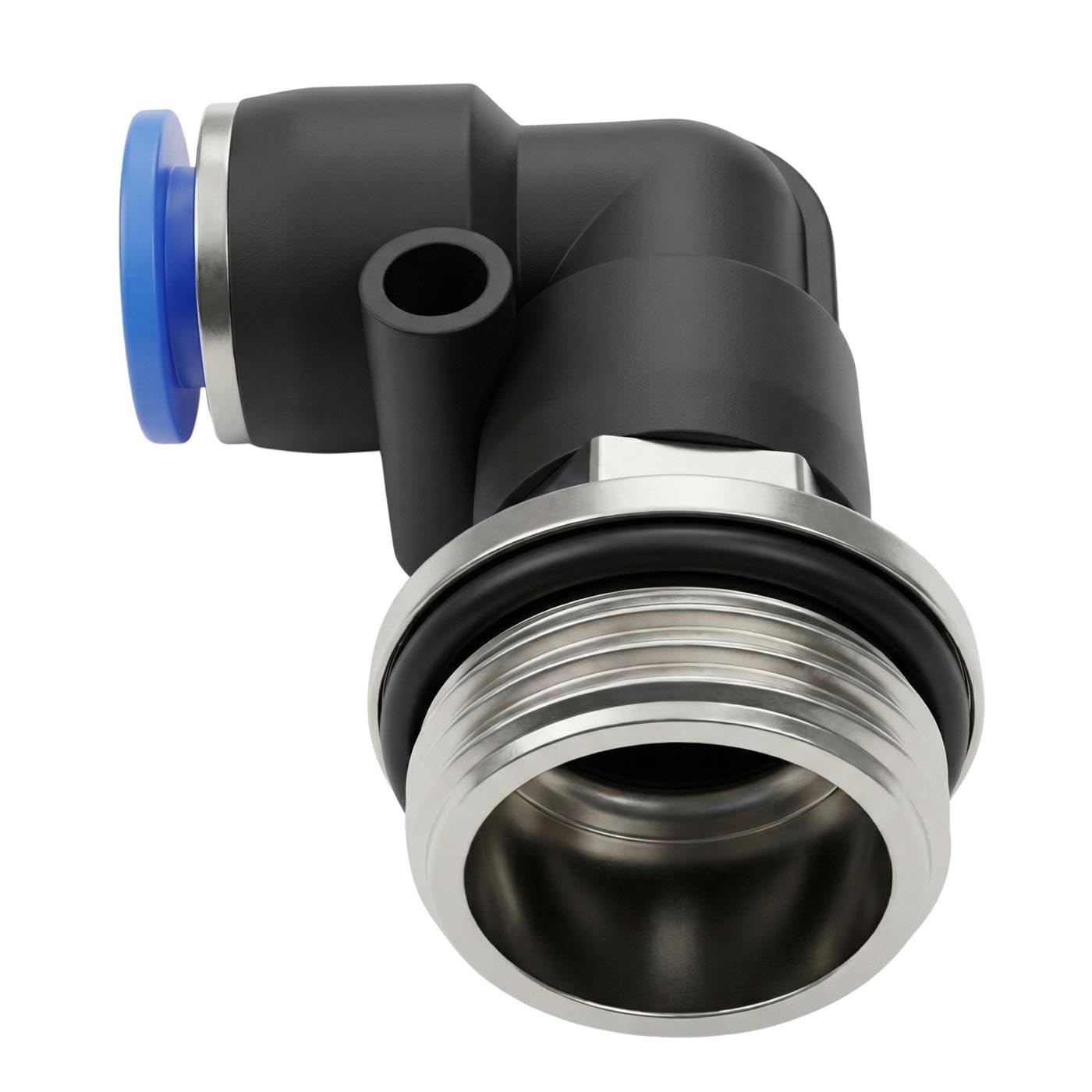 Tuyau PU raccord pneumatique 8mm 1/2 connecteur d'angle Lumonic x10