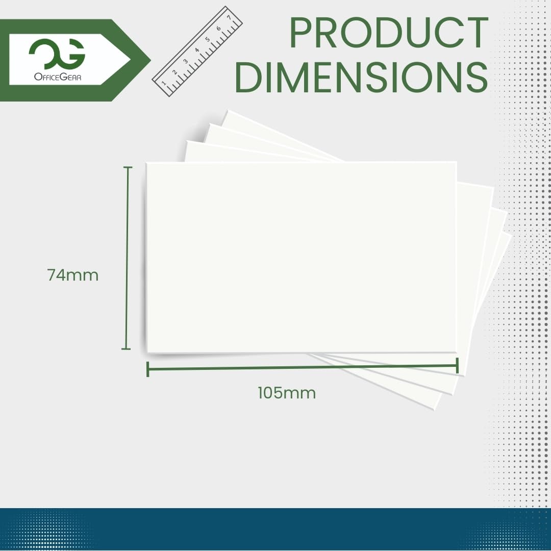 Amazon | OfficeGear A7カード 8アップ [25枚 200枚パック] 穴