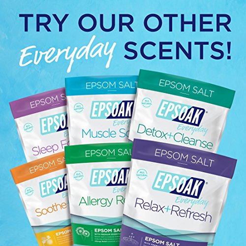 Epsoak Epsom Salt - 2 Lbs. Allergy Relief Bath Salts #TOP6