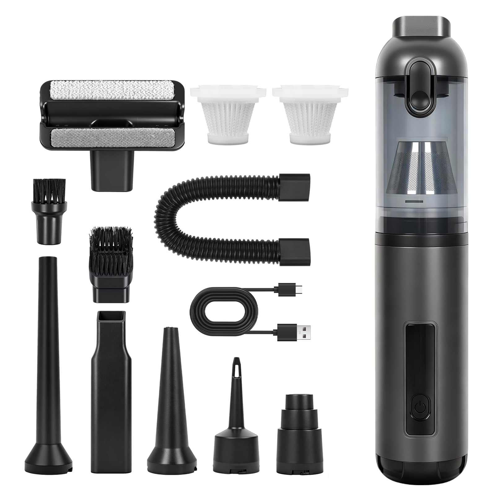 Amazon.com: RoDzj Car Vacuum Portable Cordless, 17000Pa 2 in 1