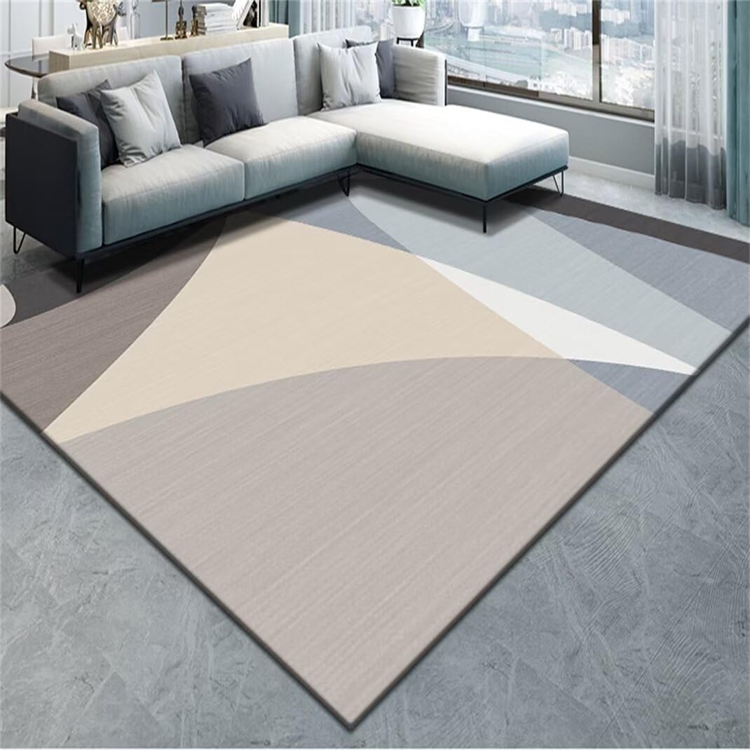 Tapis lavable en machine bleu 160x230cm fini les allergies avec les poils courts anti-acariens
