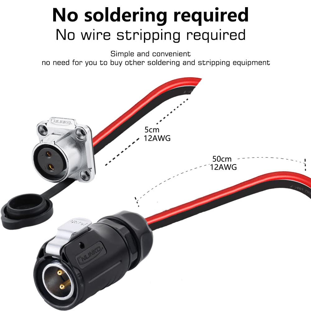 Il Connettore Del Cavo Con Spina Circolare Impermeabile Per - Foto 11