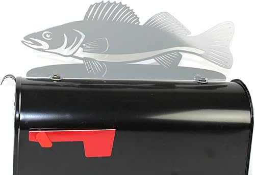 Vista 50 de Hobby, Recreation and Career Style Metal Powder Coated Mailbox Topper (Excavator, Matte Black) Negro mate,Dark Yellow,Blue,Copper,Gris-oscuro,Gloss