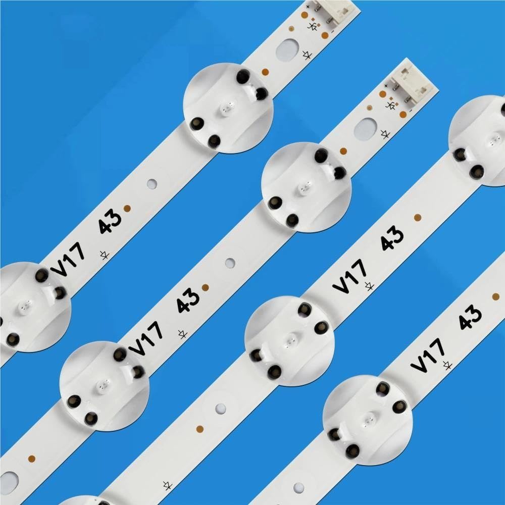 Tira de LED 43 V17 ART3 2867 Compatible con TV de 43 "43UJ6525 43UJ6565 43UJ6519 43UJ6510 43UJ6680 43UJ6500 6916L-2867A 2867B LC430DQE(FLM1)