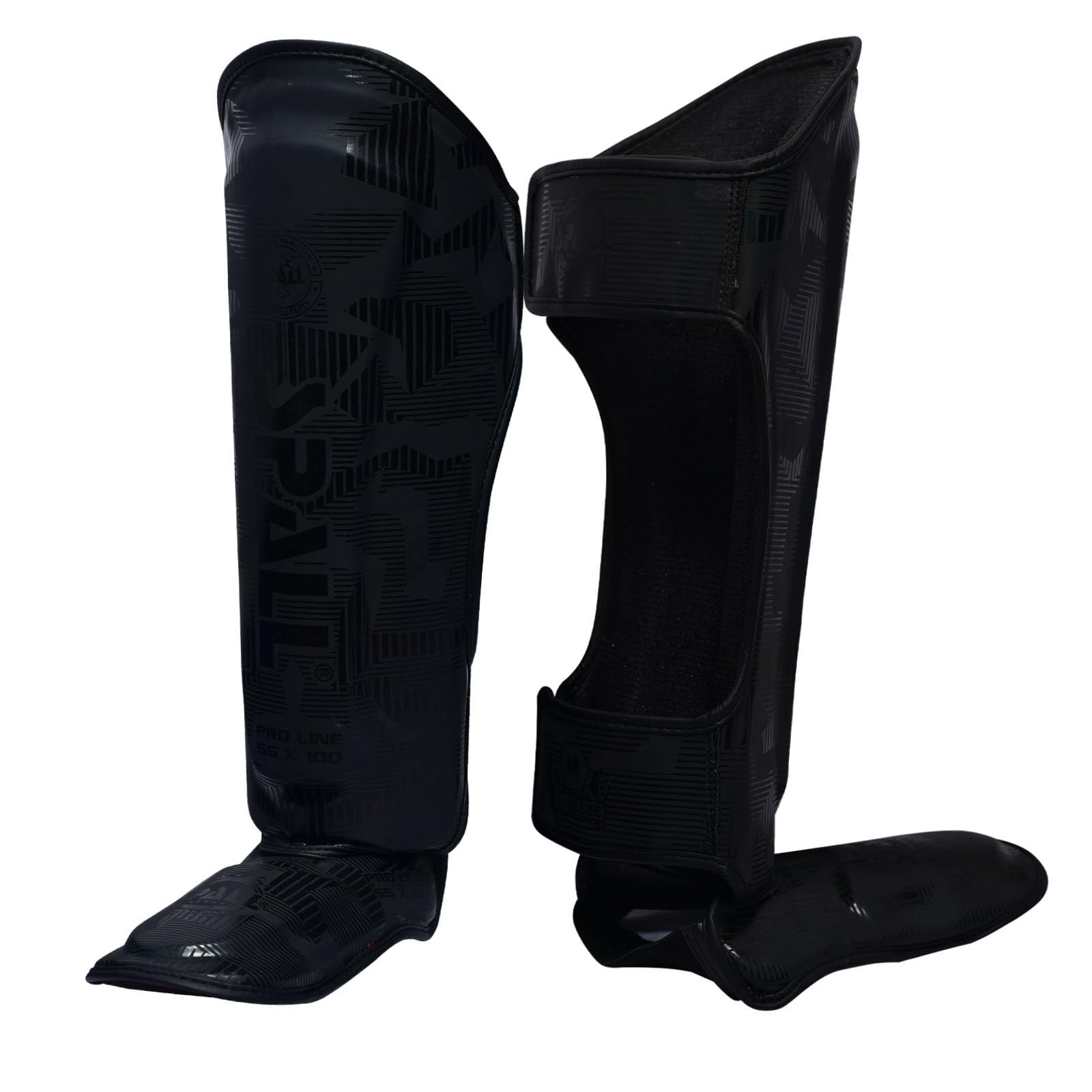 Shin Guard Ideal Fit and Padding Leg Shin Protection for Martial Arts Sparring Kickboxing BJJ Karate Boxing Gear and Other Combat Sports Training for Men and Women By SPALL