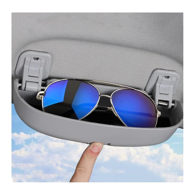 Porta-óculos automotivo SXCY para Hyundai Tucson e Santa Cruz 2022–2026, ABS cinza, kit com 1