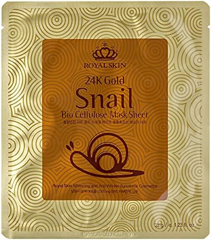 ROYAL SKIN 24K Gold Snail Bio Cellulose Mask Sheet